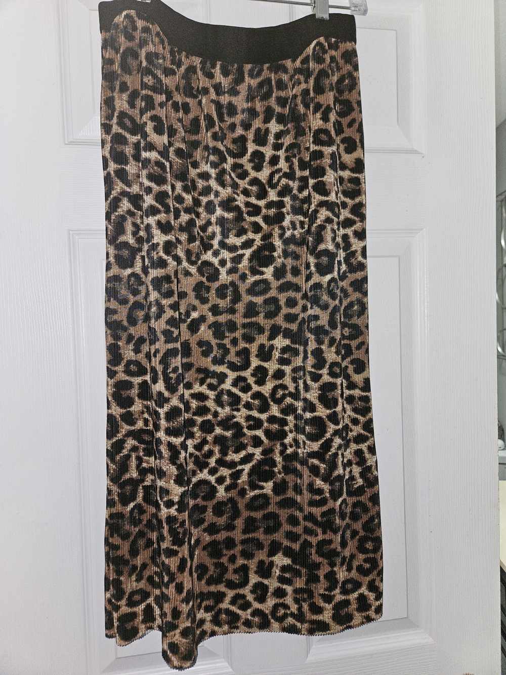 Leopard Print Maxi Skirt